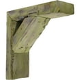 thumbnail image 1 of Ekena Millwork 3 1/2"W x 8"D x 10"H Vintage Farmhouse Bracket, Barnwood Decor Collection, Restoration Green, 1 of 8