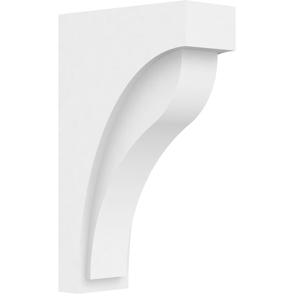 Ekena Millwork 3 1/2"W x 8"D x 13 3/8"H Standard Helena Architectural Grade PVC Corbel