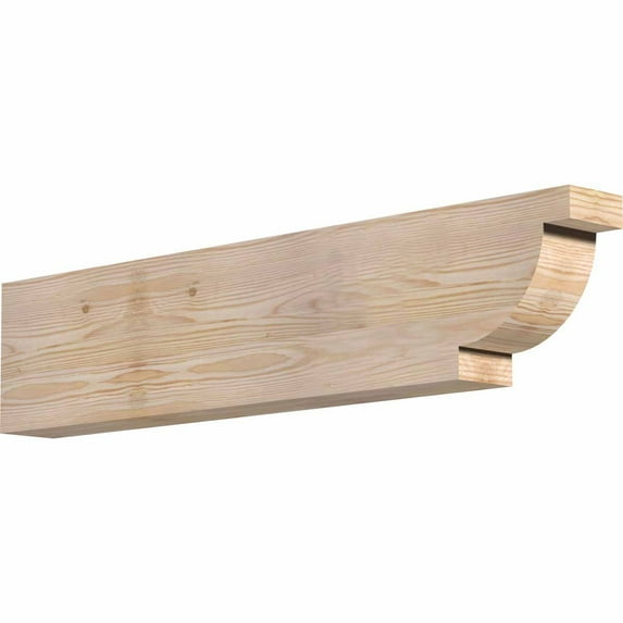 Ekena Millwork 3 1/2"W x 8"H x 36"L Alpine Smooth Rafter Tail, Douglas Fir