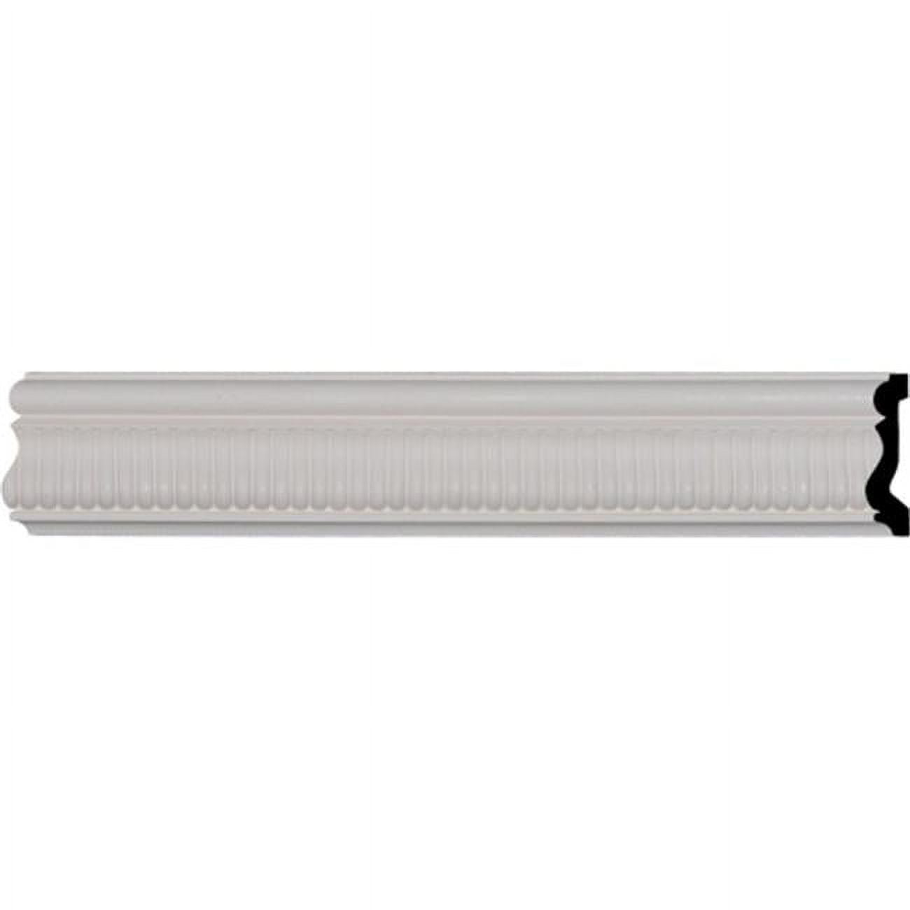 Nevio White Urethane Decorative Chair Rail Moulding