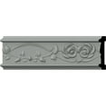 thumbnail image 1 of Ekena Millwork 3 1/4"H x 3/4"P, 94 1/2"L, (9 1/2" Repeat), Rose Chair Rail (12-Pack), 1 of 6