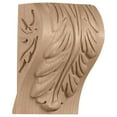 thumbnail image 1 of Ekena Millwork 3 1/4"W x 2 3/4"D x 5"H, Extra Small Block Acanthus Leaf Corbel, Alder, 1 of 4