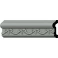 thumbnail image 1 of Ekena Millwork 3 1/8"H x 1"P x 94 1/2"L (2 1/2" Repeat) Federal Chair Rail (8-Pack), 1 of 6