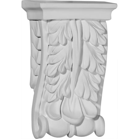 Ekena Millwork 3 1/8"W x 1 1/2"D x 5 1/8"H Oxford Oak Leaf Corbel