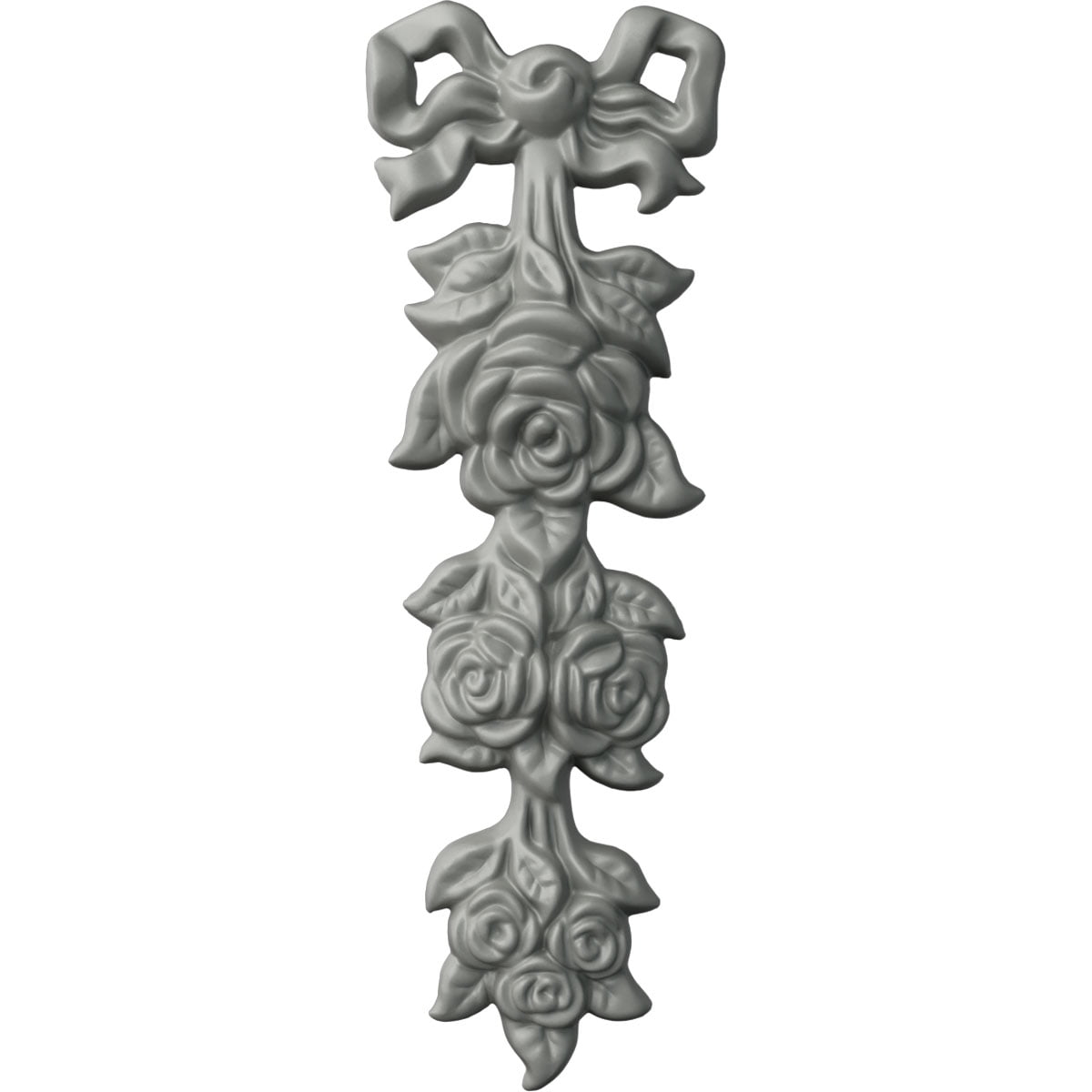 Gray Polyurethane Small Rose Drop Onlay