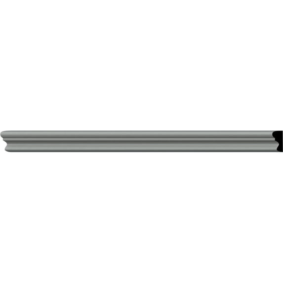 Ekena Millwork 3/4"H x 3/8"P x 94 1/2"L Stockport Chair Rail (8-Pack)
