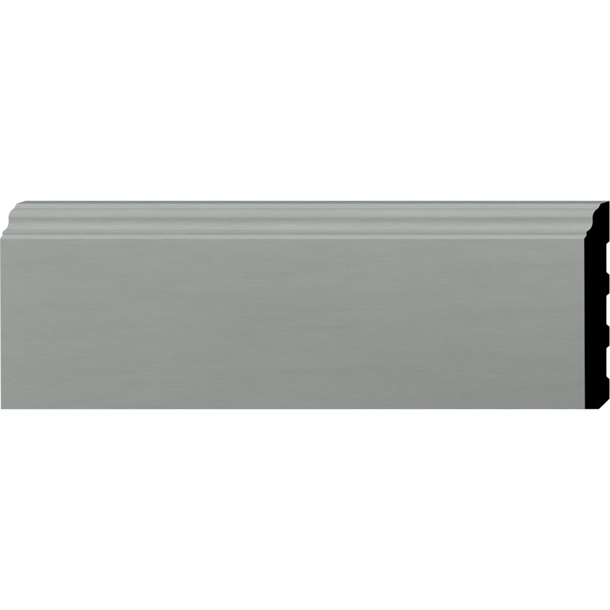 Barcelona White Polyurethane Baseboard Moulding, 94.5" Length (8-Pack)