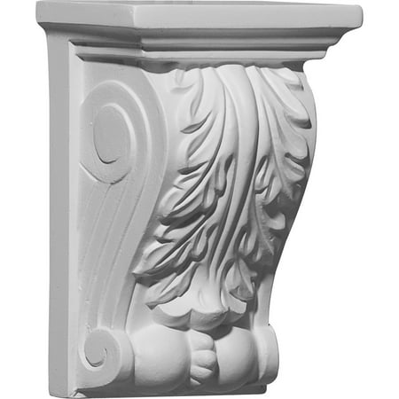 Ekena Millwork 3 7/8"W x 2 3/4"D x 5 7/8"H Legacy Acanthus Corbel