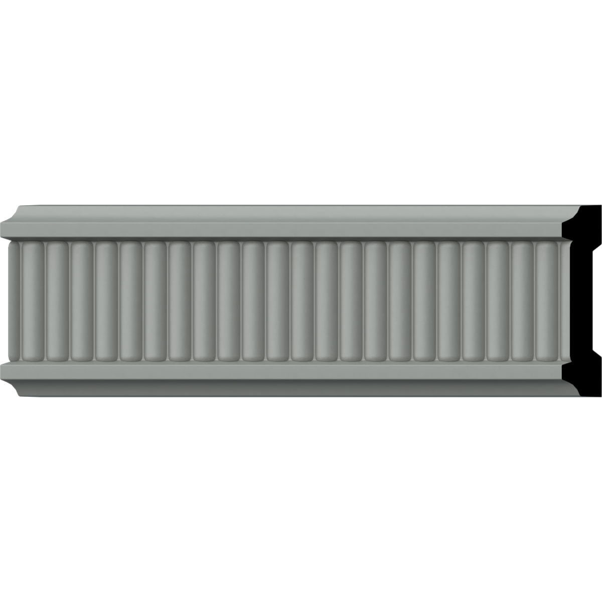 Nevio White Polyurethane Decorative Chair Rail Moulding