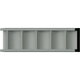 thumbnail image 1 of Ekena Millwork 3"H x 5/8"P x 94 1/2"L Lyon Fluted Chair Rail (2-Pack), 1 of 6