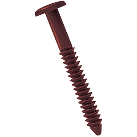 Ekena Millwork 3" Lifetime Vinyl Shutter-Lok's, Bordeaux (Each)