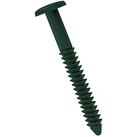 Ekena Millwork 3" Lifetime Vinyl Shutter-Lok's, Midnight Green (4/Bag)
