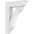 thumbnail image 1 of Ekena Millwork 3"W X 14"D X 18"H Standard Imperial Architectural Grade Pvc Bracket With Traditional Ends, 1 of 8