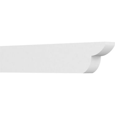 Ekena Millwork 3"W X 6"H X 30"L Standard Crestline Architectural Grade PVC Rafter Tail