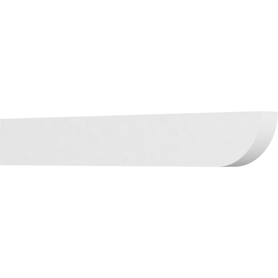 Ekena Millwork 3"W X 6"H X 42"L Standard Durham Architectural Grade PVC Rafter Tail