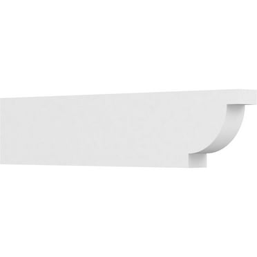 Ekena Millwork 3"W X 8"H X 36"L Standard Alpine Architectural Grade PVC Rafter Tail