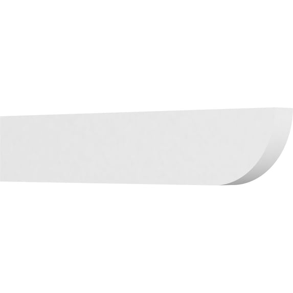 Ekena Millwork 3"W X 8"H X 42"L Standard Durham Architectural Grade PVC Rafter Tail