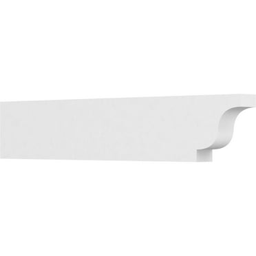 Ekena Millwork 3"W X 8"H X 42"L Standard Newport Architectural Grade PVC Rafter Tail