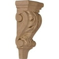 thumbnail image 1 of Ekena Millwork 3"W x 1 3/4"D x 6"H Extra Small Acanthus Pilaster Wood Corbel, Mahogany, 1 of 1