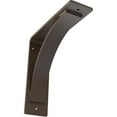 thumbnail image 1 of Ekena Millwork 3"W x 10"D x 10"H Morris Steel Bracket, Hammered Brown, 1 of 11