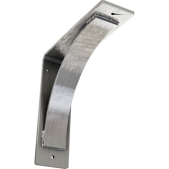 Ekena Millwork 3"W x 10"D x 10"H Morris Steel Bracket, Unfinished
