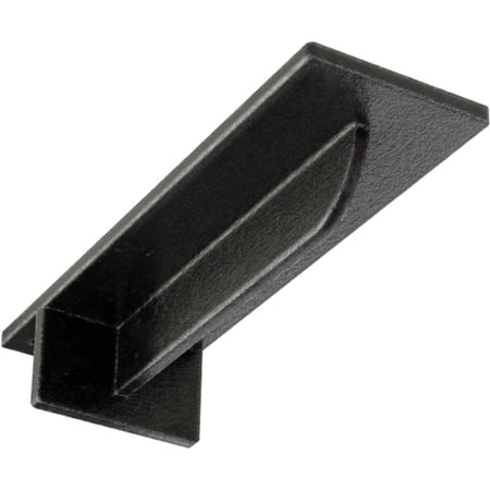 Ekena Millwork 3"W x 10"D x 2"H Heaton Hidden Support Steel Bracket w/ 6" Support Depth, Antiqued Pewter