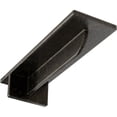 thumbnail image 1 of Ekena Millwork 3"W x 10"D x 2"H Heaton Hidden Support Steel Bracket w/ 6" Support Depth, Antiqued Warm Silver, 1 of 11