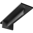 thumbnail image 1 of Ekena Millwork 3"W x 10"D x 2"H Heaton Hidden Support Steel Bracket w/ 6" Support Depth, Hammered Silver, 1 of 11