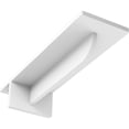 thumbnail image 1 of Ekena Millwork 3"W x 10"D x 2"H Heaton Hidden Support Steel Bracket w/ 6" Support Depth, White Primer, 1 of 11