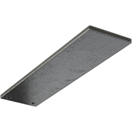 Ekena Millwork 3"W x 12"D Logan Hidden Support Steel Bracket w/ 8" Support Depth, Antiqued Pewter