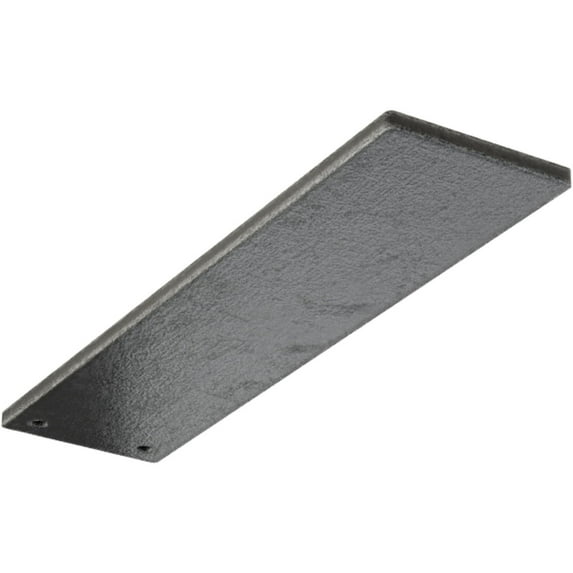 Ekena Millwork 3"W x 12"D Logan Hidden Support Steel Bracket w/ 8" Support Depth, Antiqued Pewter