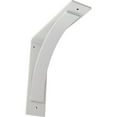 thumbnail image 1 of Ekena Millwork 3"W x 12"D x 12"H Morris Steel Bracket, White Primer, 1 of 11