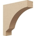 thumbnail image 1 of 3"W x 12"D x 12"H Thin Moab Rough Cedar Woodgrain TimberThane Corbel, Primed Tan, 1 of 6