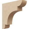 thumbnail image 1 of 3"W x 12"D x 12"H Thin New Brighton Rough Cedar Woodgrain TimberThane Corbel, Primed Tan, 1 of 6