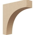 thumbnail image 1 of 3"W x 12"D x 12"H Thin Stockport Rough Cedar Woodgrain TimberThane Corbel, Primed Tan, 1 of 6
