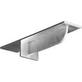 thumbnail image 1 of Ekena Millwork 3"W x 12"D x 2"H Heaton Hidden Support Bracket with 8" Support Depth, Steel (2-Pack), 1 of 8