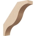 thumbnail image 1 of Ekena Millwork 3"W x 14"D x 14"H Funston Rough Cedar Woodgrain TimberThane Knee Brace, Primed, 1 of 6