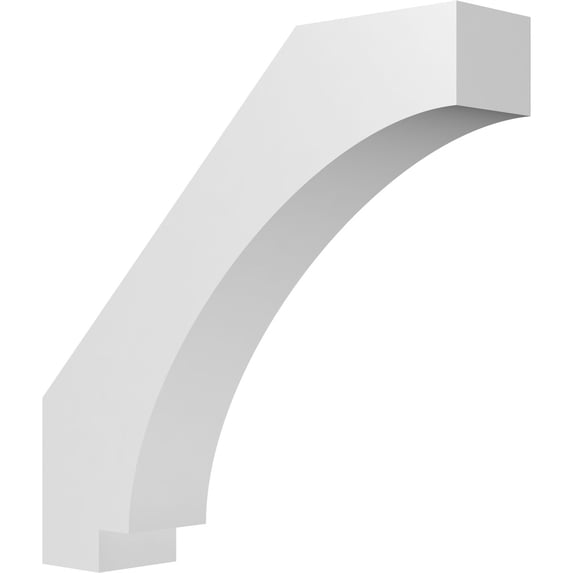 Ekena Millwork 3"W x 14"D x 14"H Imperial Architectural Grade PVC Knee Brace