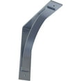 thumbnail image 1 of Ekena Millwork 3"W x 14"D x 14"H Morris Steel Bracket, Hammered Light Blue, 1 of 11