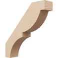 thumbnail image 1 of Ekena Millwork 3"W x 14"D x 14"H Valencia Rough Cedar Woodgrain TimberThane Knee Brace, Primed, 1 of 6