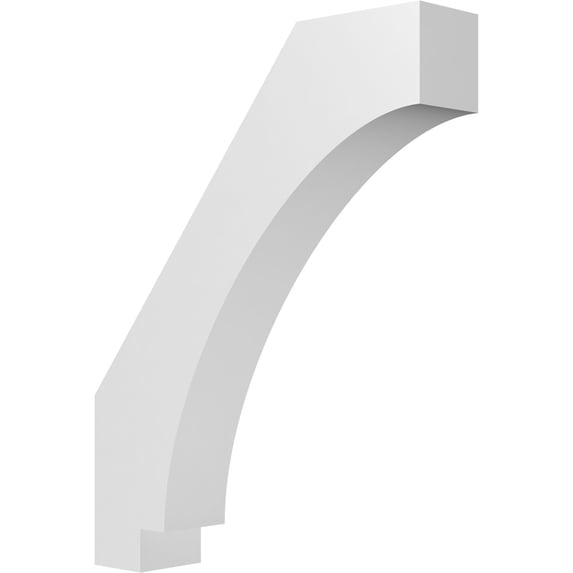 Ekena Millwork 3"W x 14"D x 18"H Imperial Architectural Grade PVC Knee Brace