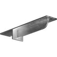 thumbnail image 1 of Ekena Millwork 3"W x 14"D x 2"H Heaton Hidden Support Bracket with 10" Support Depth, Steel (2-Pack), 1 of 8