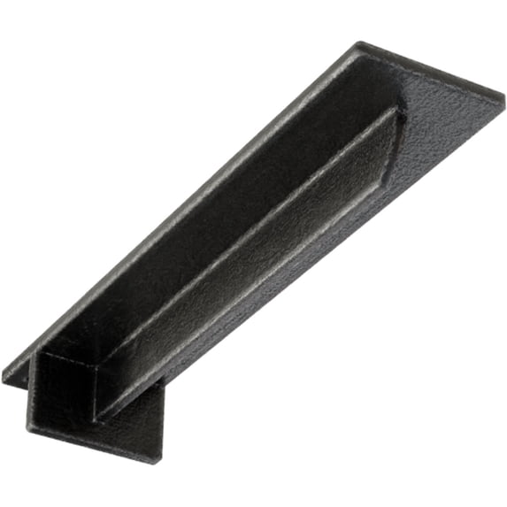 Ekena Millwork 3"W x 14"D x 2"H Heaton Hidden Support Steel Bracket w/ 10" Support Depth, Antiqued Pewter