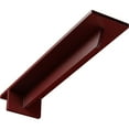 thumbnail image 1 of Ekena Millwork 3"W x 14"D x 2"H Heaton Hidden Support Steel Bracket w/ 10" Support Depth, Hammered Bright Red, 1 of 11