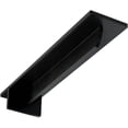 thumbnail image 1 of Ekena Millwork 3"W x 14"D x 2"H Heaton Hidden Support Steel Bracket w/ 10" Support Depth, Powder Coated Black, 1 of 11