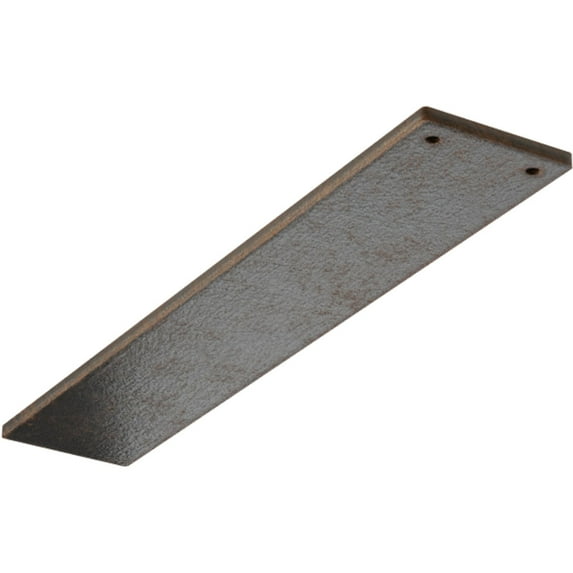 Ekena Millwork 3"W x 16"D Logan Hidden Support Steel Bracket w/ 12" Support Depth, Antiqued Bronze