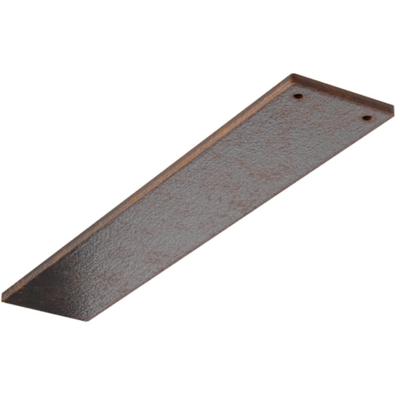 Ekena Millwork 3"W x 16"D Logan Hidden Support Steel Bracket w/ 12" Support Depth, Antiqued Copper