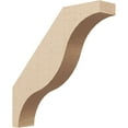 thumbnail image 1 of Ekena Millwork 3"W x 16"D x 16"H Funston Rough Cedar Woodgrain TimberThane Knee Brace, Primed, 1 of 6