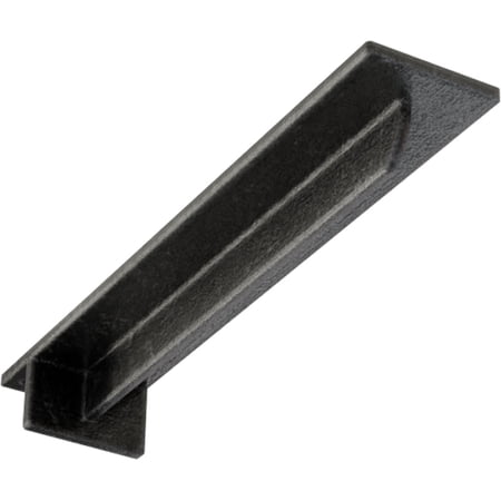 Ekena Millwork 3"W x 16"D x 2"H Heaton Hidden Support Steel Bracket w/ 12" Support Depth, Antiqued Silver