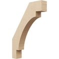 thumbnail image 1 of Ekena Millwork 3"W x 16"D x 22"H Merced Rough Cedar Woodgrain TimberThane Knee Brace, Primed, 1 of 6